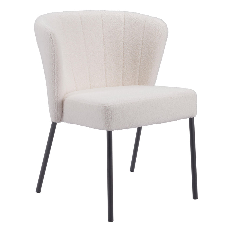  Zuo Aimee 109677 Dining Chair - Cream IMAGE 6