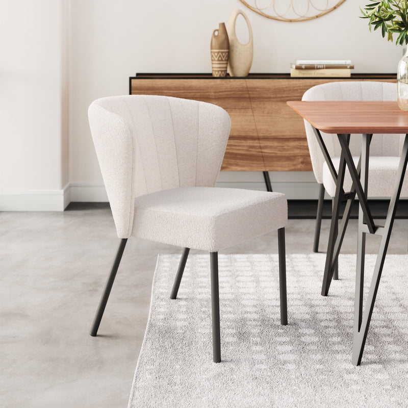  Zuo Aimee 109677 Dining Chair - Cream IMAGE 9