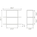  Zuo Tre 109417 Console Table - Blue IMAGE 8