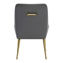  Zuo Maxine 109713 Dining Chair - Grey & Gold IMAGE 4
