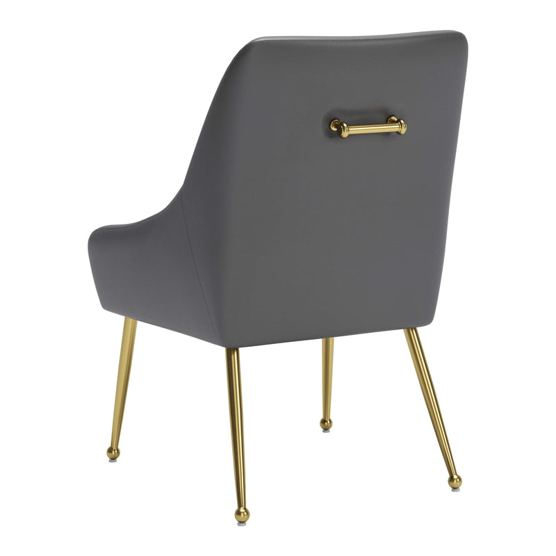 Zuo Maxine 109713 Dining Chair - Grey & Gold IMAGE 5