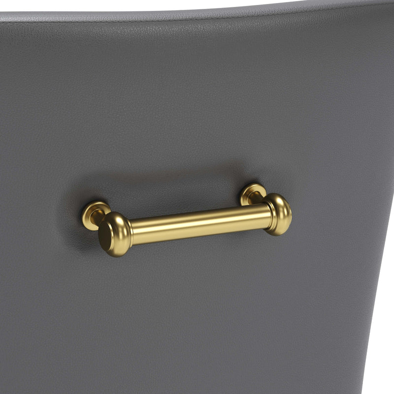  Zuo Maxine 109713 Dining Chair - Grey & Gold IMAGE 7