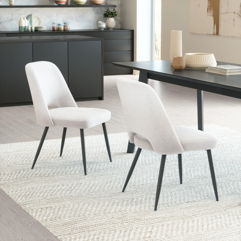  Zuo Teddy 109325 Dining Chair - Ivory IMAGE 10