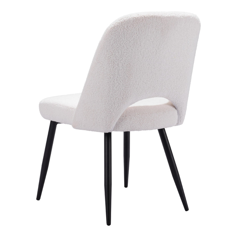  Zuo Teddy 109325 Dining Chair - Ivory IMAGE 5