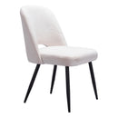  Zuo Teddy 109325 Dining Chair - Ivory IMAGE 6
