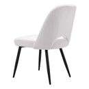  Zuo Teddy 109325 Dining Chair - Ivory IMAGE 7
