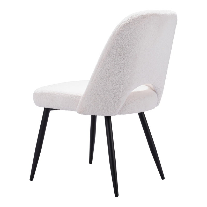  Zuo Teddy 109325 Dining Chair - Ivory IMAGE 7