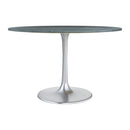  Zuo Metropolis 109445 Dining Table - Grey & Silver IMAGE 2