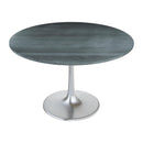  Zuo Metropolis 109445 Dining Table - Grey & Silver IMAGE 3