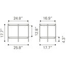  Zuo Bronson 109598 Coffee Table - Bronze IMAGE 8