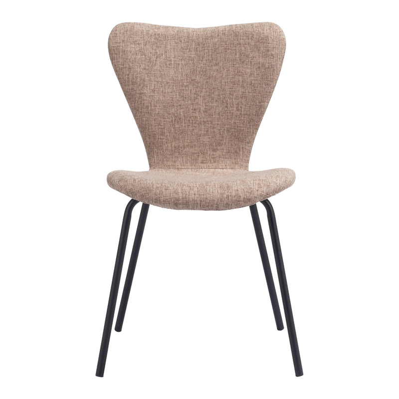  Zuo Tollo 109628 Dining Chair - Brown IMAGE 3