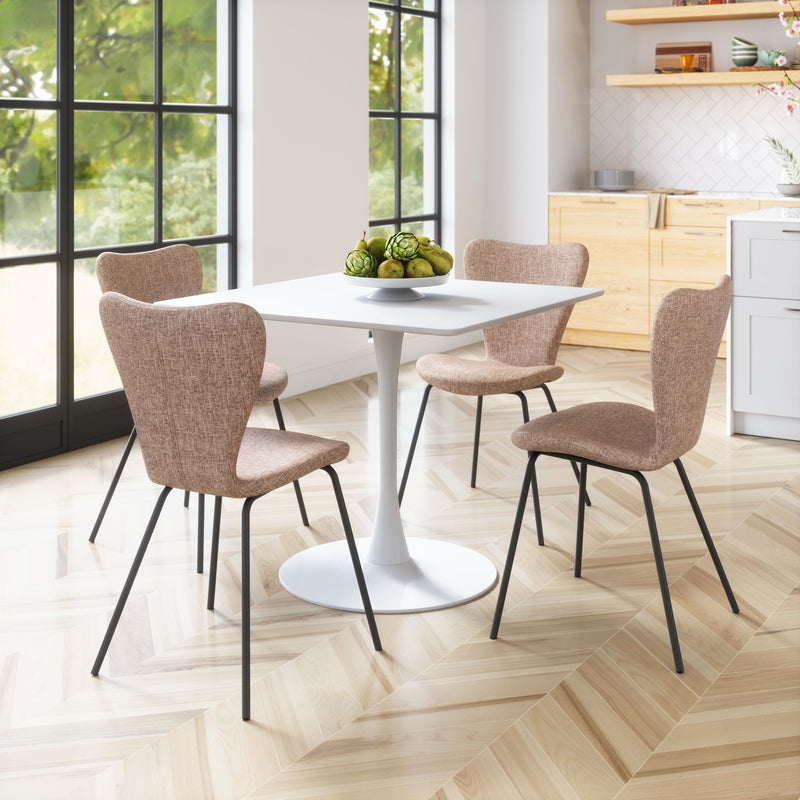  Zuo Tollo 109628 Dining Chair - Brown IMAGE 9