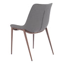  Zuo Magnus 109934 Dining Chair - Slate Grey & Walnut IMAGE 5