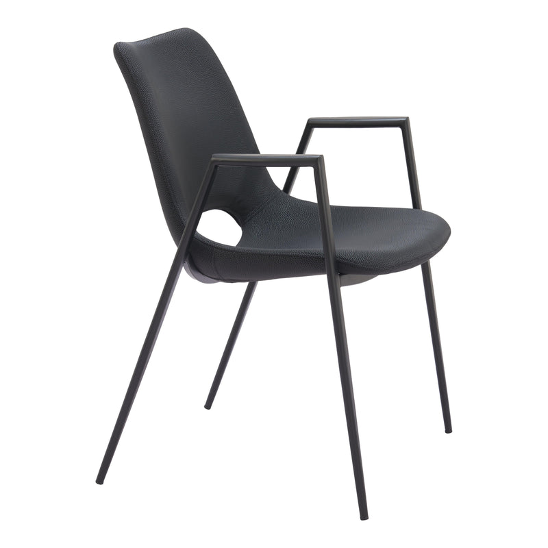  Zuo Desi 109534 Dining Chair - Black IMAGE 6