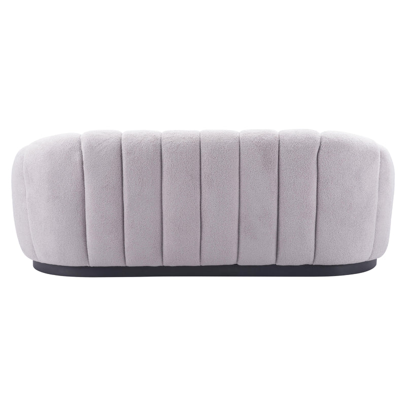  Zuo Bhutan 109342 Sofa - Light Grey IMAGE 4