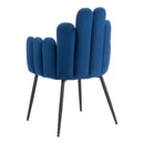  Zuo Noosa 109654 Dining Chair - Navy Blue IMAGE 5