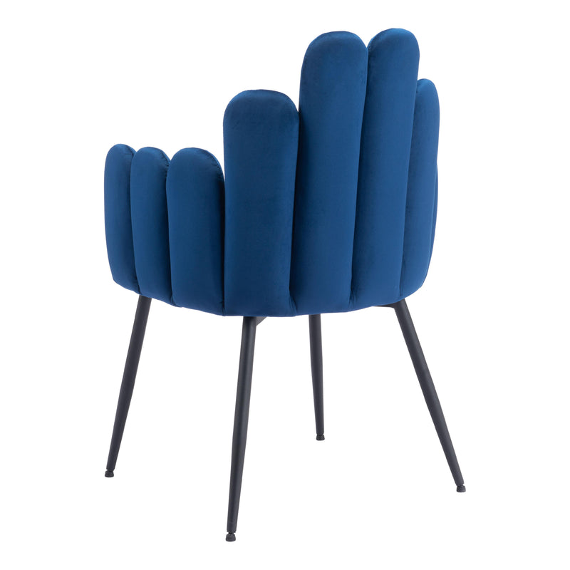  Zuo Noosa 109654 Dining Chair - Navy Blue IMAGE 5