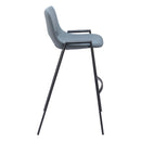  Zuo Desi 109542 Barstool - Azure Grey IMAGE 2
