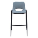 Zuo Desi 109542 Barstool - Azure Grey IMAGE 3