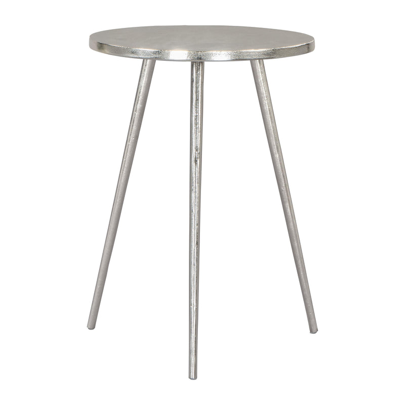  Zuo Politik 109465 Side Table - Silver IMAGE 2