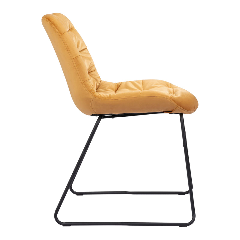  Zuo Tammy 109335 Dining Chair - Yellow IMAGE 2