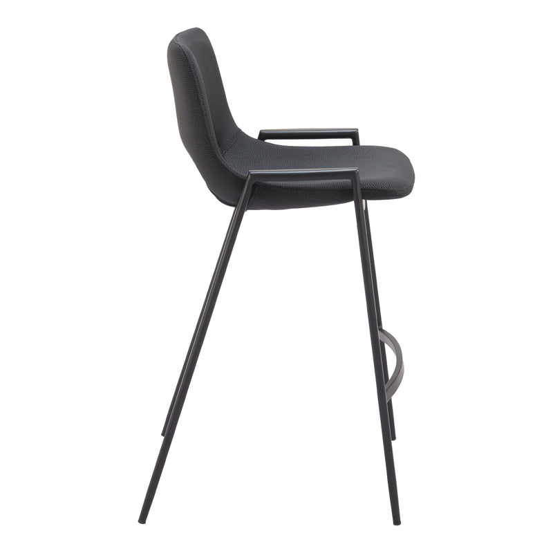  Zuo Desi 109537 Counter Stool - Black IMAGE 2