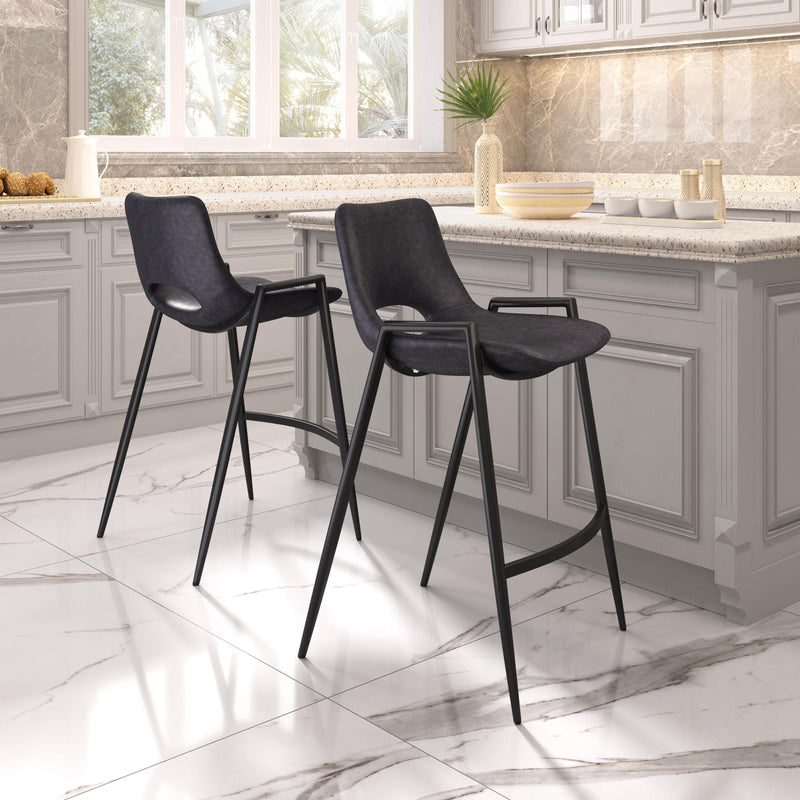  Zuo Desi 109537 Counter Stool - Black IMAGE 9
