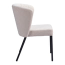  Zuo Aimee 109678 Dining Chair - Beige IMAGE 2