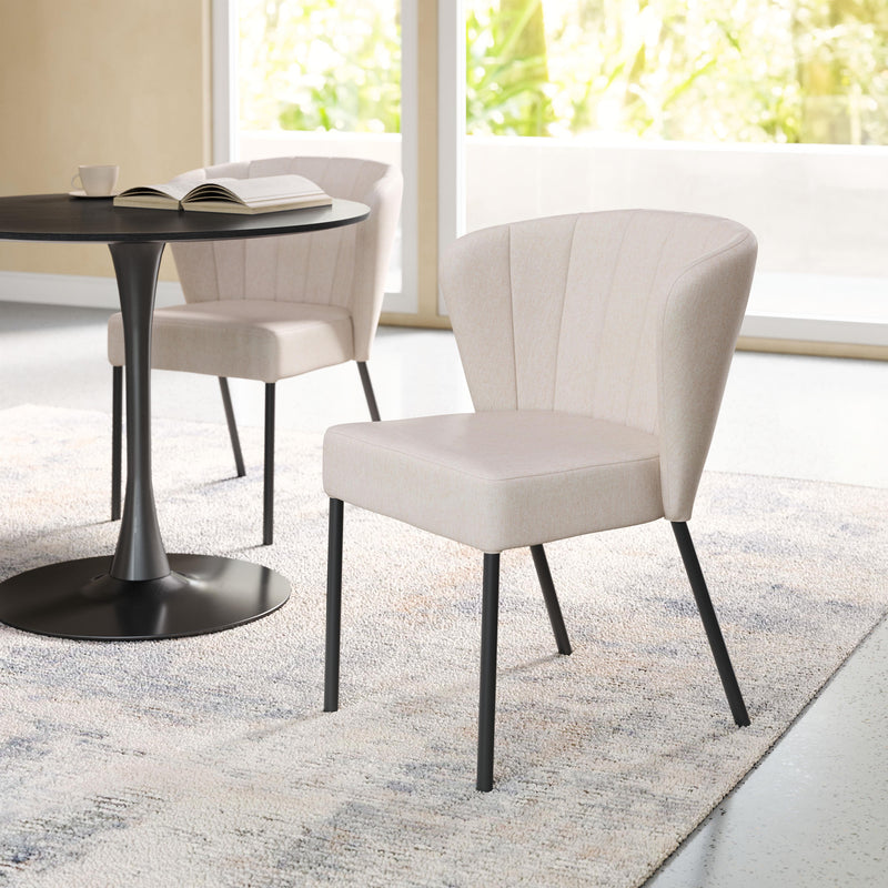  Zuo Aimee 109678 Dining Chair - Beige IMAGE 9