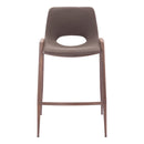  Zuo Desi 109732 Counter Stool - Brown & Walnut IMAGE 3