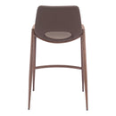  Zuo Desi 109732 Counter Stool - Brown & Walnut IMAGE 4
