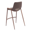  Zuo Desi 109732 Counter Stool - Brown & Walnut IMAGE 5