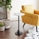  Zuo Woozy 109458 Side Table - White & Black IMAGE 8