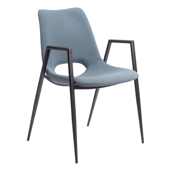  Zuo Desi 109536 Dining Chair - Azure Grey IMAGE 1