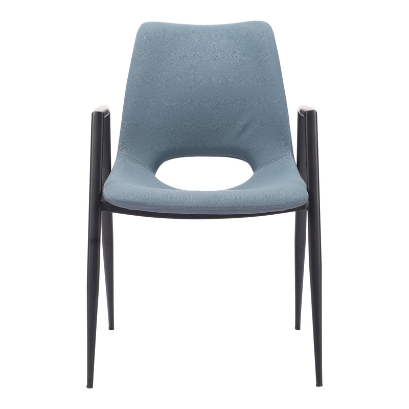 Zuo Desi 109536 Dining Chair - Azure Grey IMAGE 3