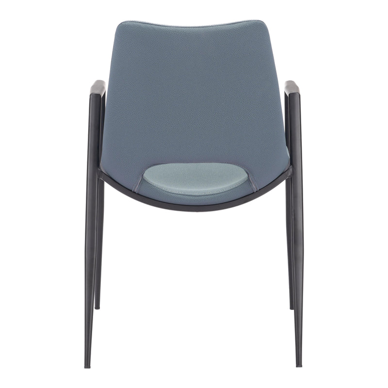  Zuo Desi 109536 Dining Chair - Azure Grey IMAGE 4