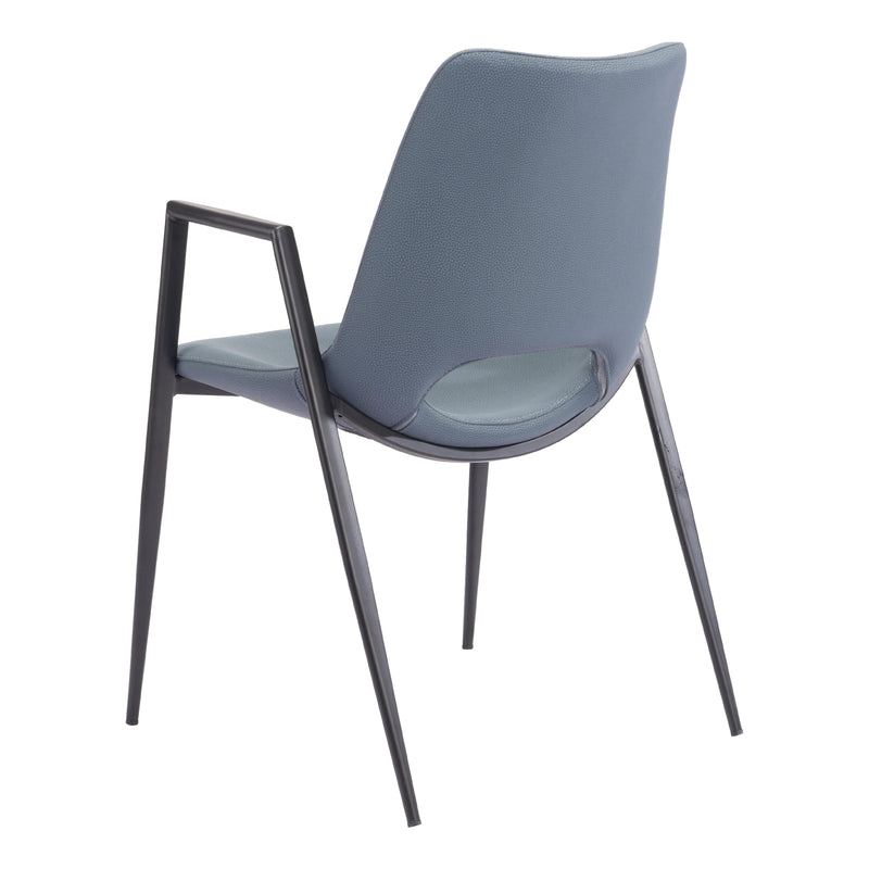  Zuo Desi 109536 Dining Chair - Azure Grey IMAGE 5