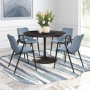  Zuo Desi 109536 Dining Chair - Azure Grey IMAGE 8