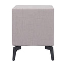  Zuo Halle 109623 Side Table - Grey IMAGE 2