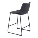  Zuo Smart 109649 Counter Stool - Black IMAGE 5