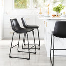  Zuo Smart 109649 Counter Stool - Black IMAGE 9