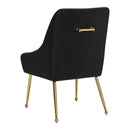  Zuo Maxine 109717 Dining Chair - Black & Gold IMAGE 5