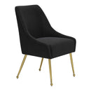 Zuo Maxine 109717 Dining Chair - Black & Gold IMAGE 6