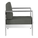  Zuo Cosmopolitan 703985 Armchair - Dark Grey IMAGE 2