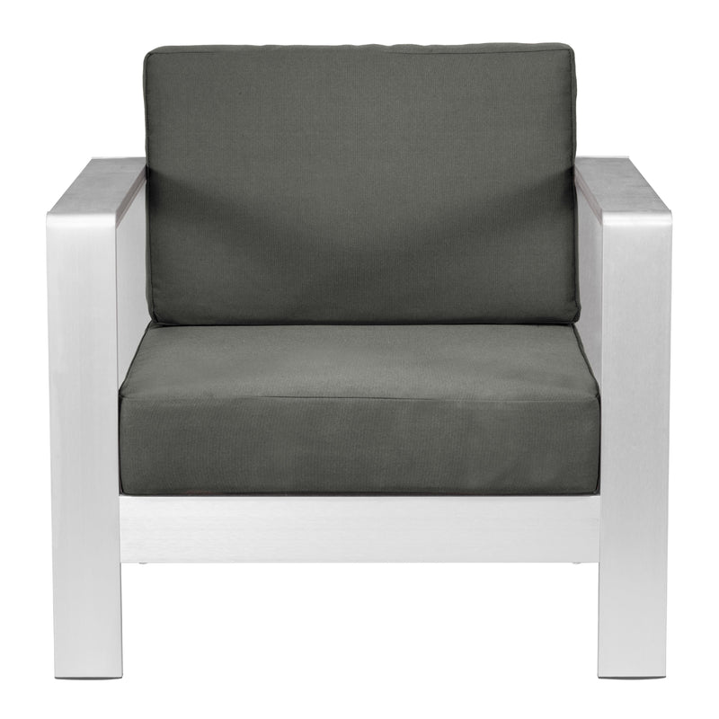  Zuo Cosmopolitan 703985 Armchair - Dark Grey IMAGE 3