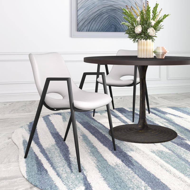  Zuo Desi 109535 Dining Chair - White IMAGE 7