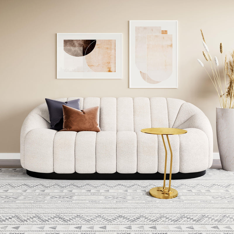  Zuo Bhutan 109341 Sofa - Cream IMAGE 8