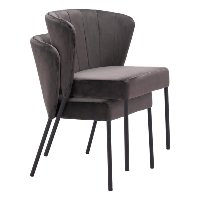  Zuo Aimee 109679 Dining Chair - Grey IMAGE 7