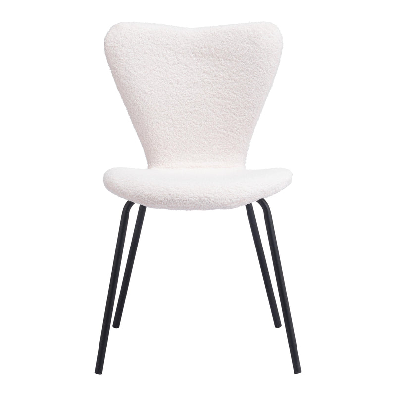  Zuo Thibideaux 109658 Dining Chair - Ivory IMAGE 3