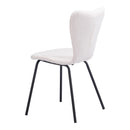  Zuo Thibideaux 109658 Dining Chair - Ivory IMAGE 5